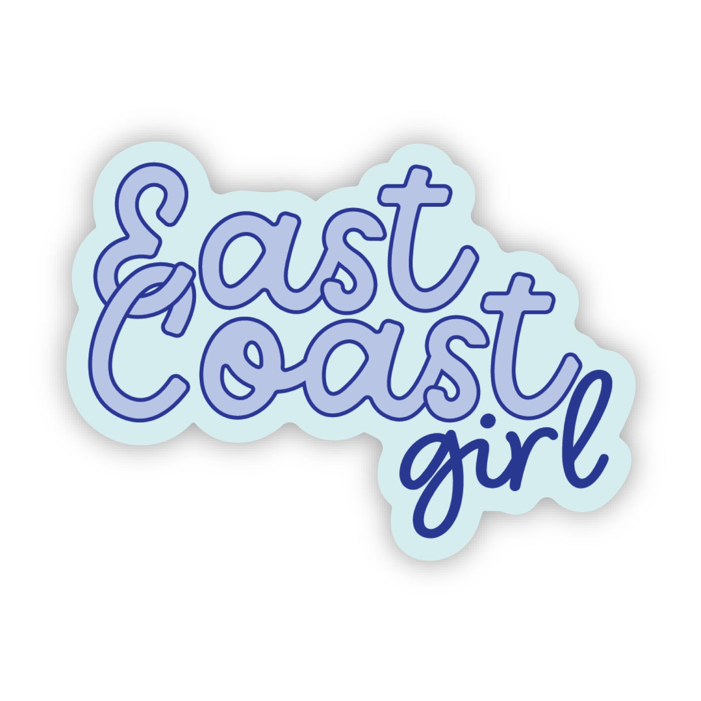 East Coast Girl Sticker