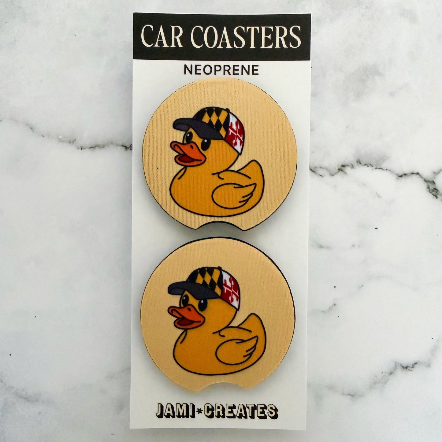 Maryland Rubber Duck Car Coaster