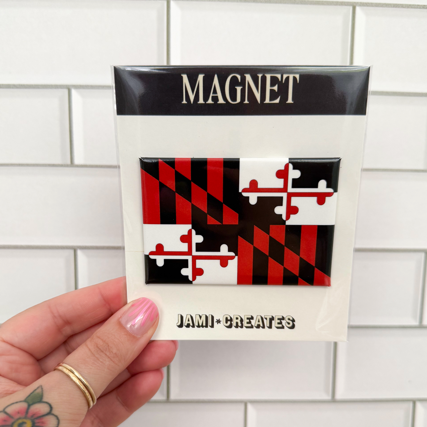 Baltimore Orioles Baseball Maryland Flag Fridge Magnet