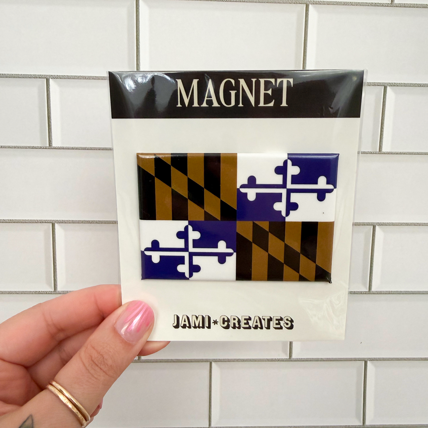 Ravens Football Maryland Flag Fridge Magnet