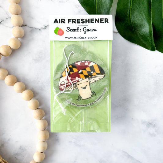 Maryland Mushroom Air Freshener, Guava Scent