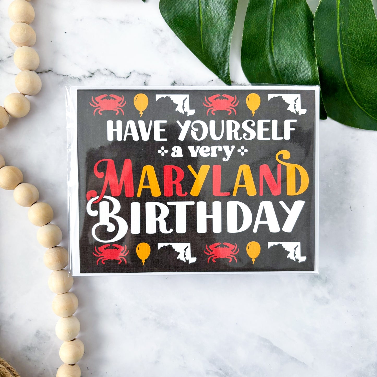 Have Yourself a Very Maryland Birthday Greeting Card