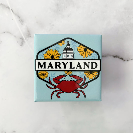 Maryland State Capital Fridge Magnet