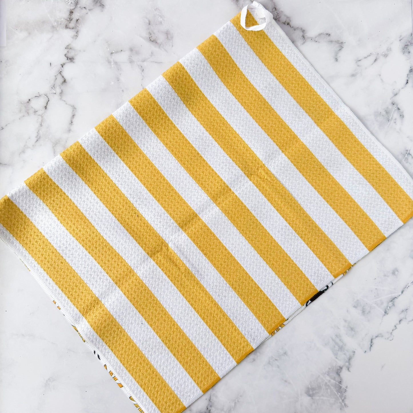 Black Eyed Susan Maryland Crab Double Sided Waffle Kitchen Dish Towel