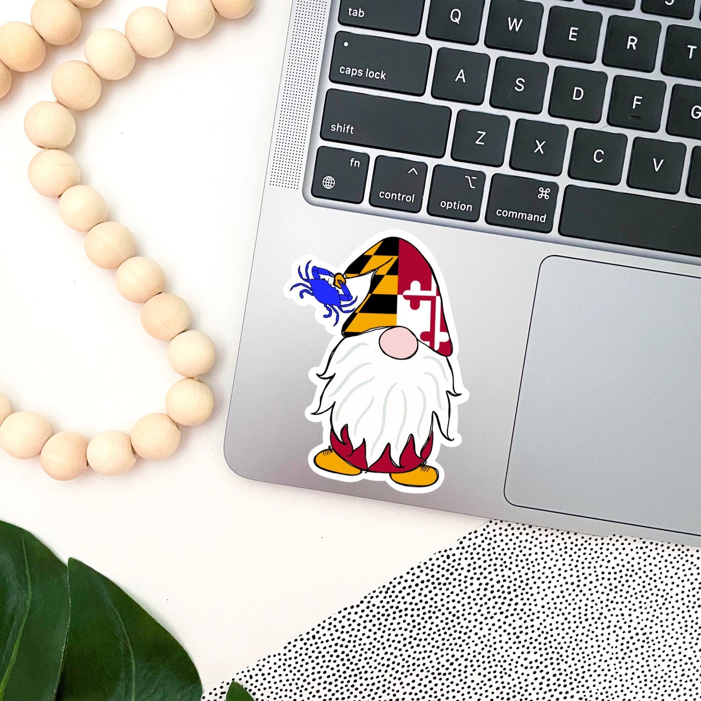 Maryland Garden Gnome Sticker 3"