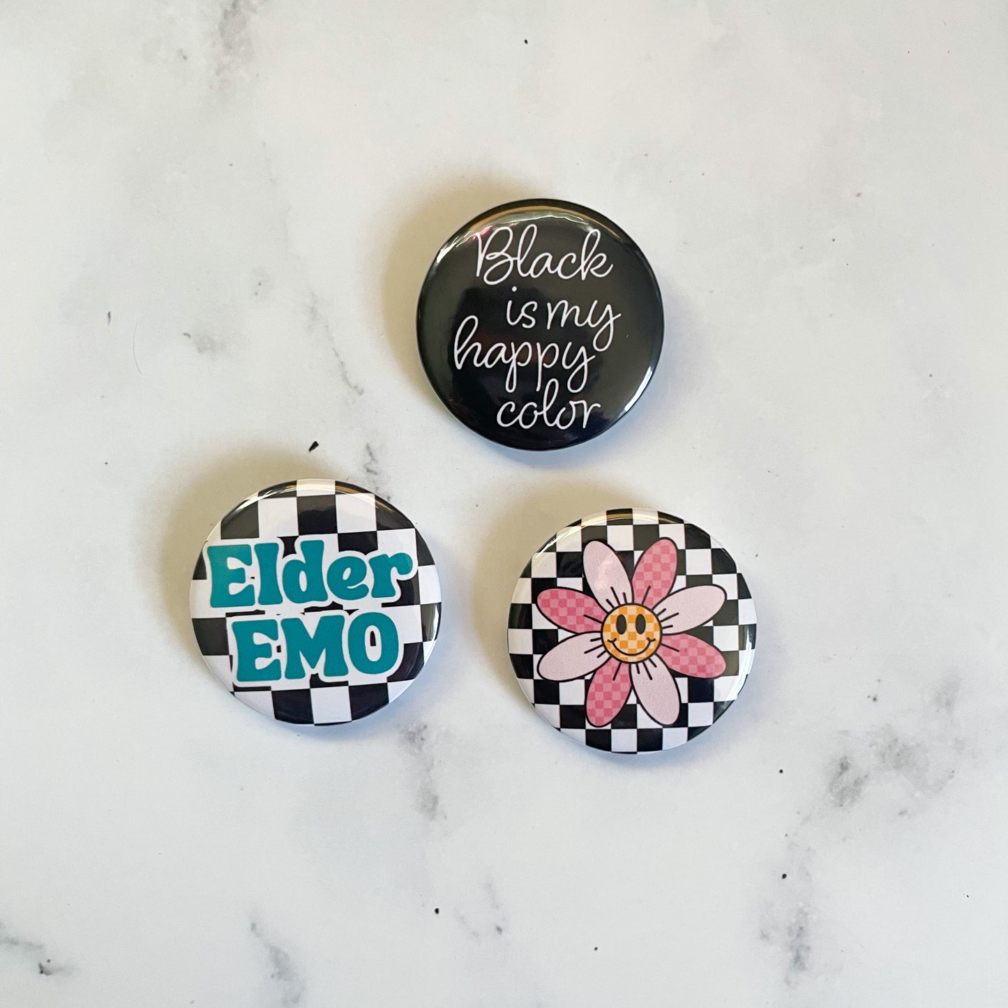 Elder Emo Button / Badge