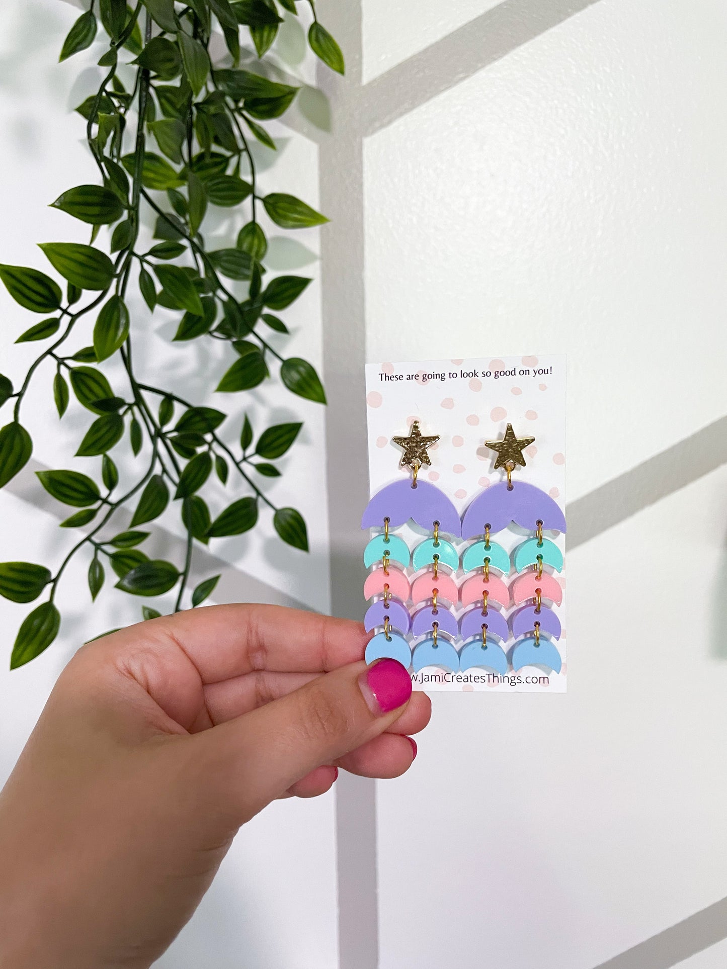Mermaid Scales Pastel Earrings (B2G1)