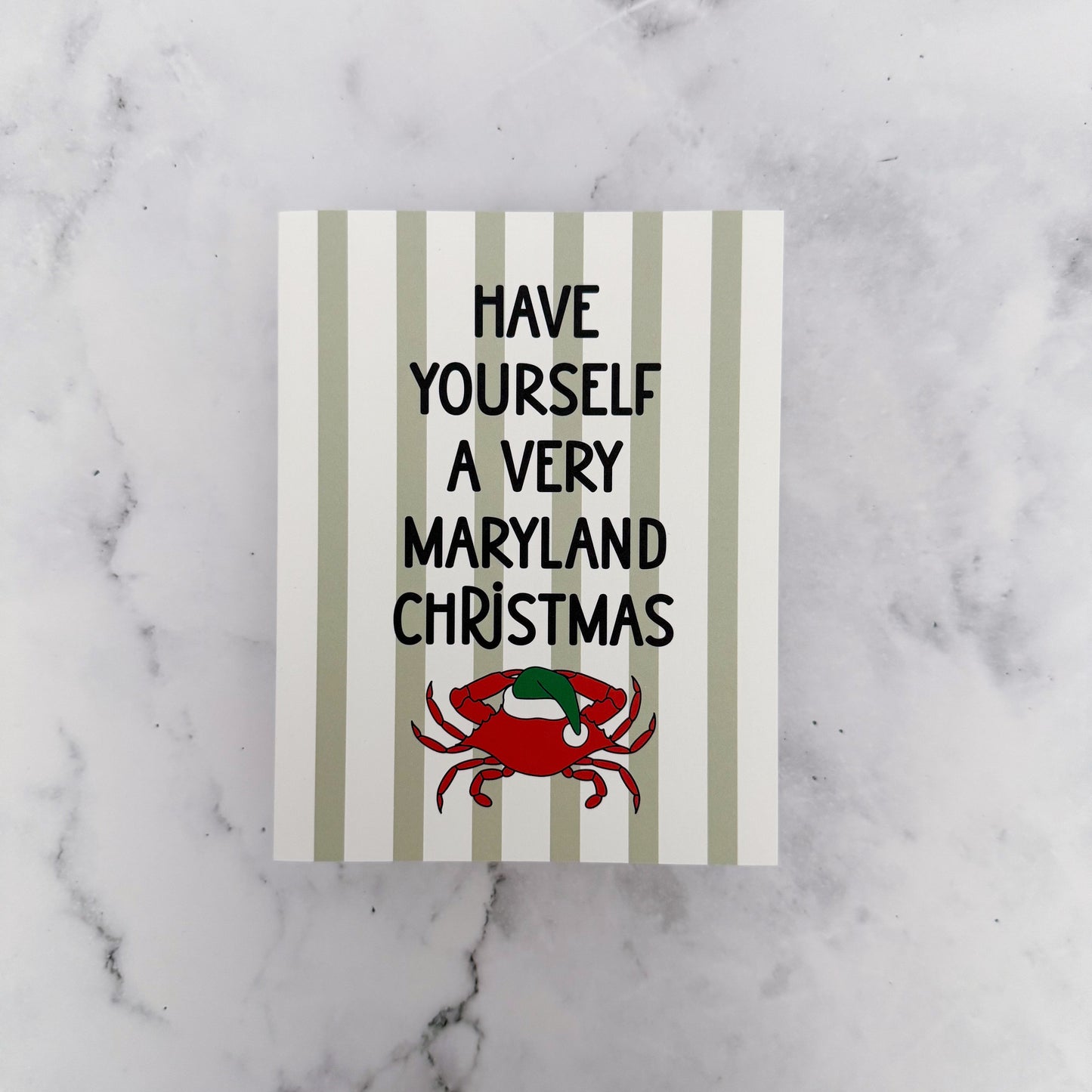 Have Yourself a Very Maryland Christmas Greeting Card