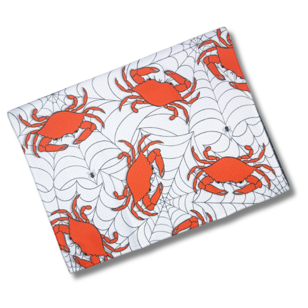 Spooky Maryland Crabs Kitchen Towel