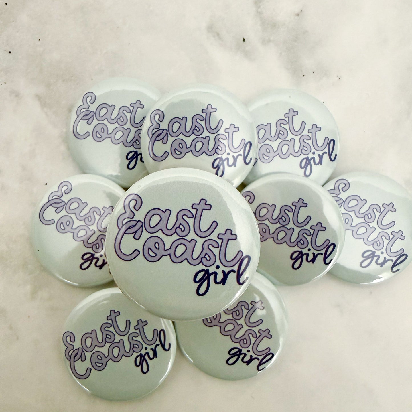 East Coast Girl Button / Badge