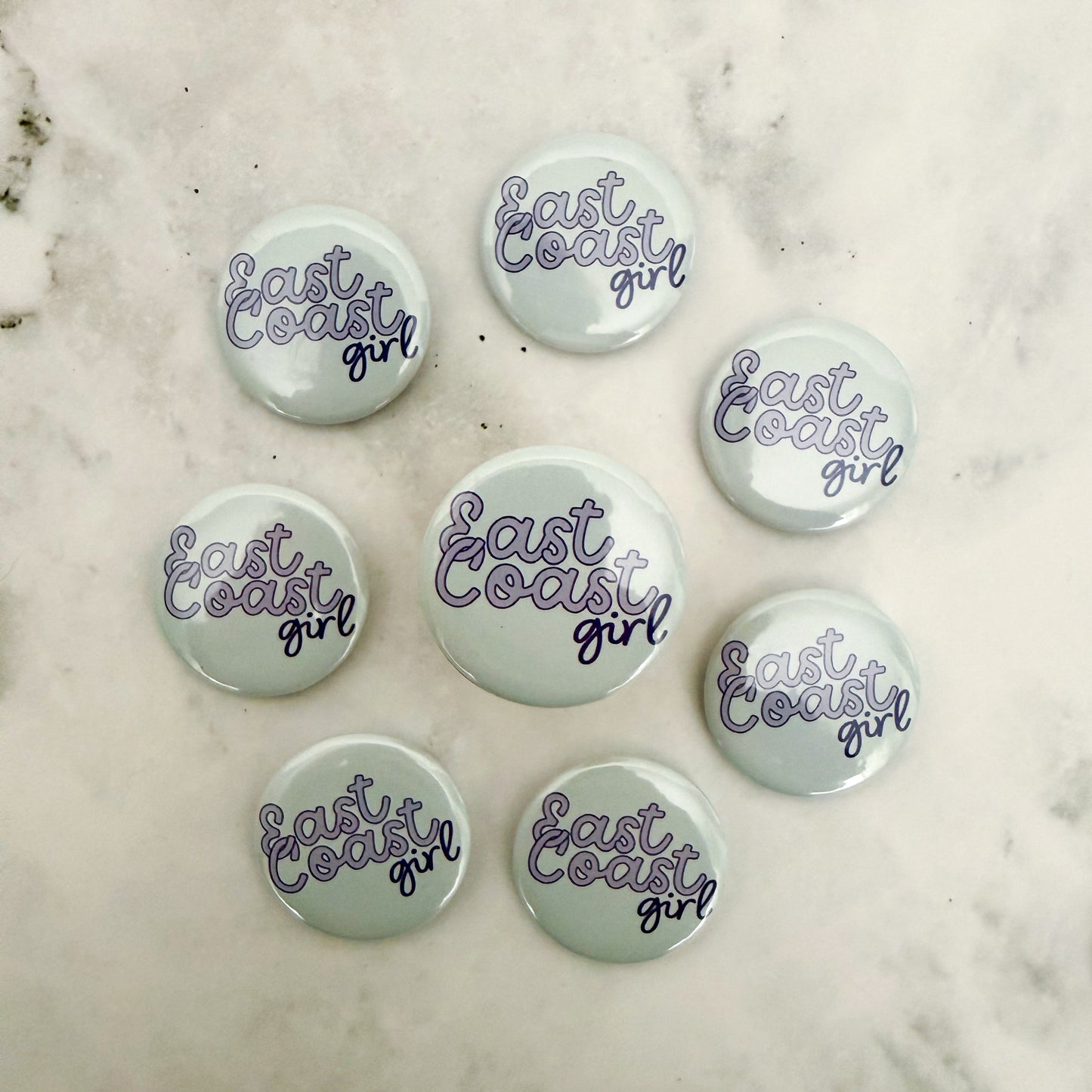 East Coast Girl Button / Badge