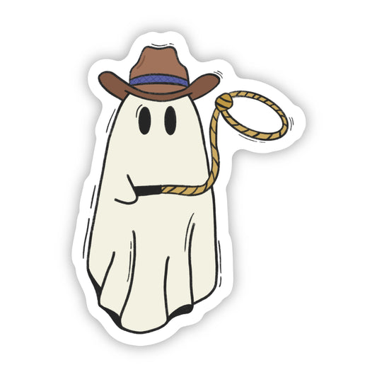 Ghost Cowboy Sticker