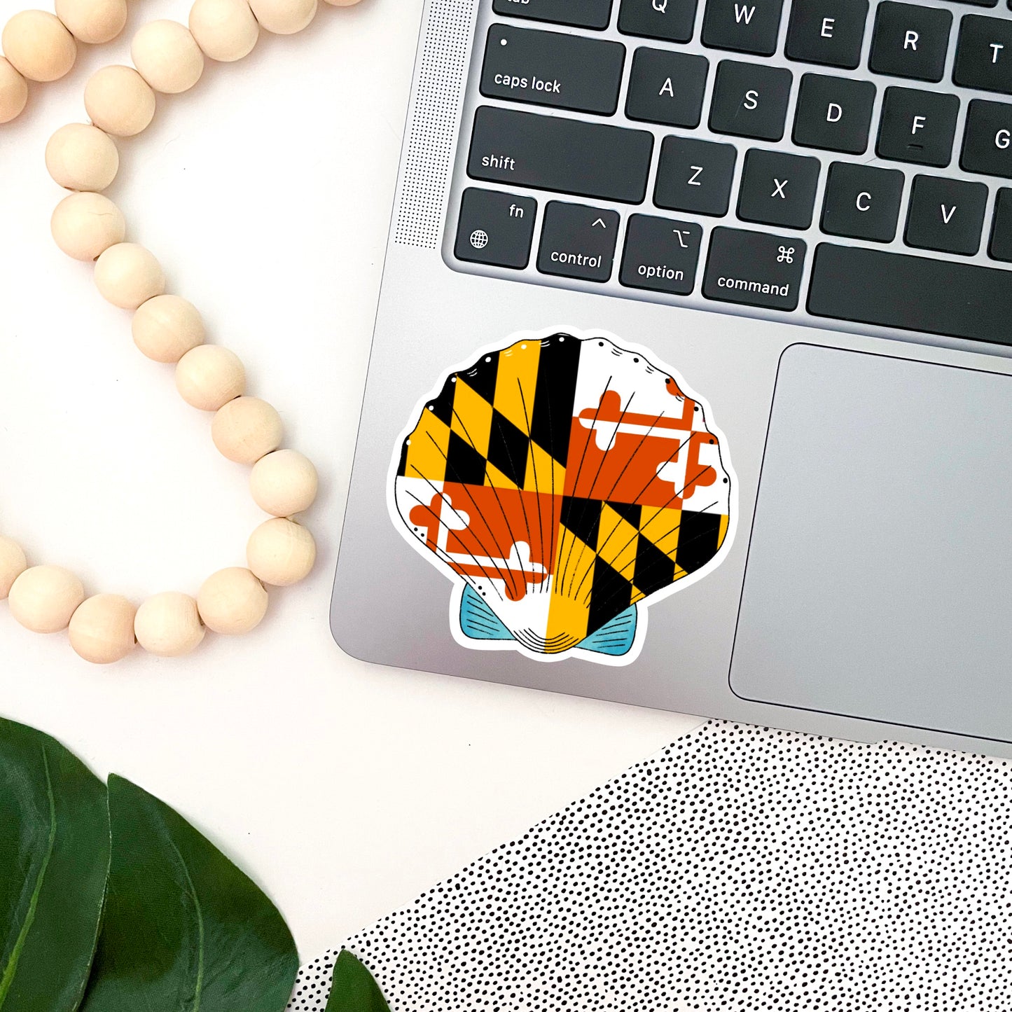 Maryland Seashell Sticker