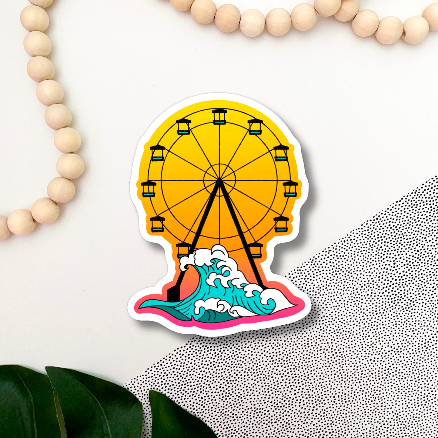Ocean City Ferris Wheel Sticker