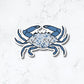 Maryland Nautical Anchor Crab Sticker