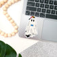 Maryland Hipster Ghost Sticker