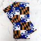 Ravens Flag Baltimore Maryland Kitchen Dish Tea Towel