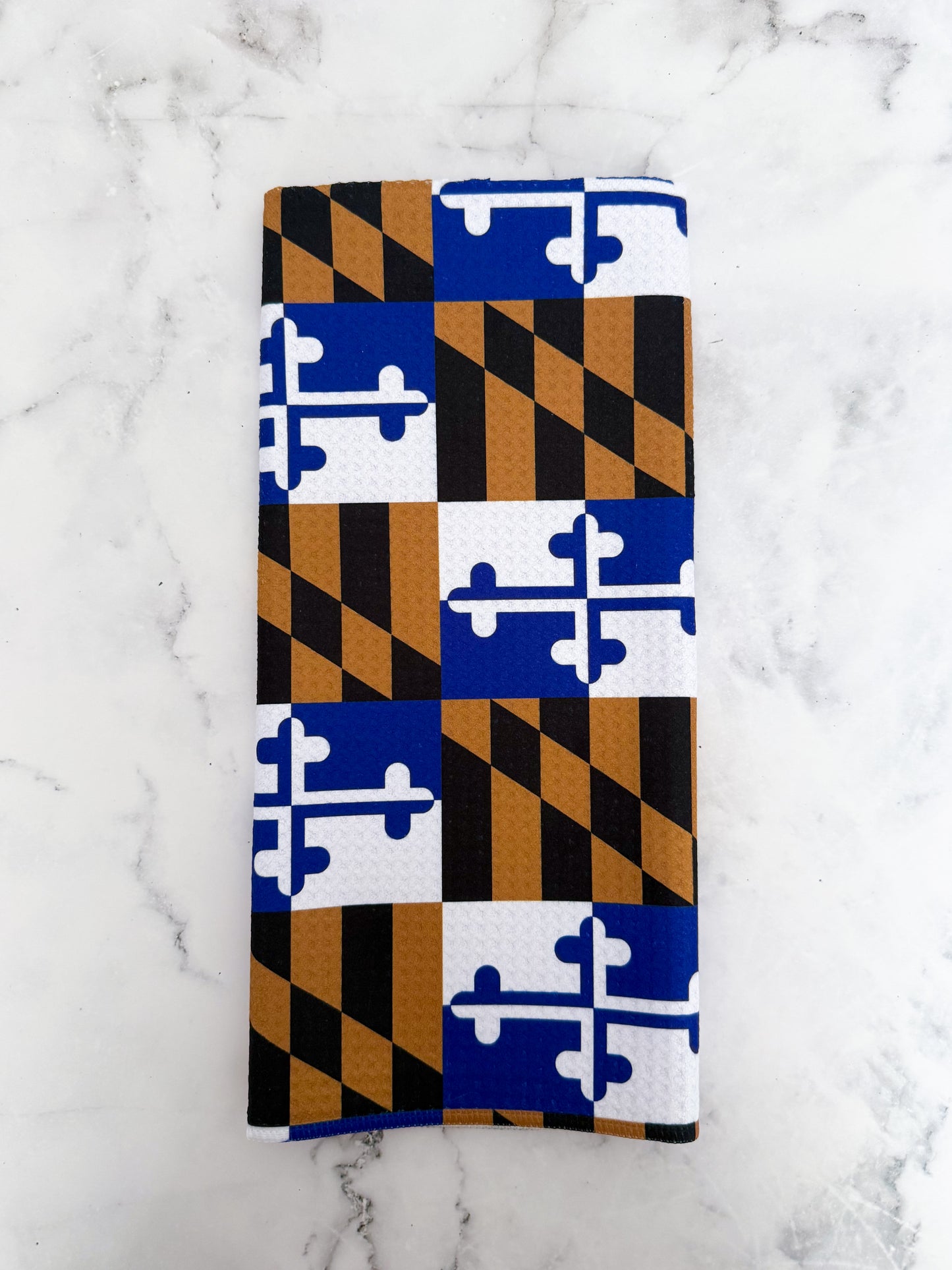 Ravens Flag Baltimore Maryland Kitchen Dish Tea Towel