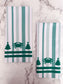 Green Christmas Crab Kitchen Dish Towel