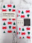 Crab & Christmas Tree Pattern Kitchen Dish Tea Towel