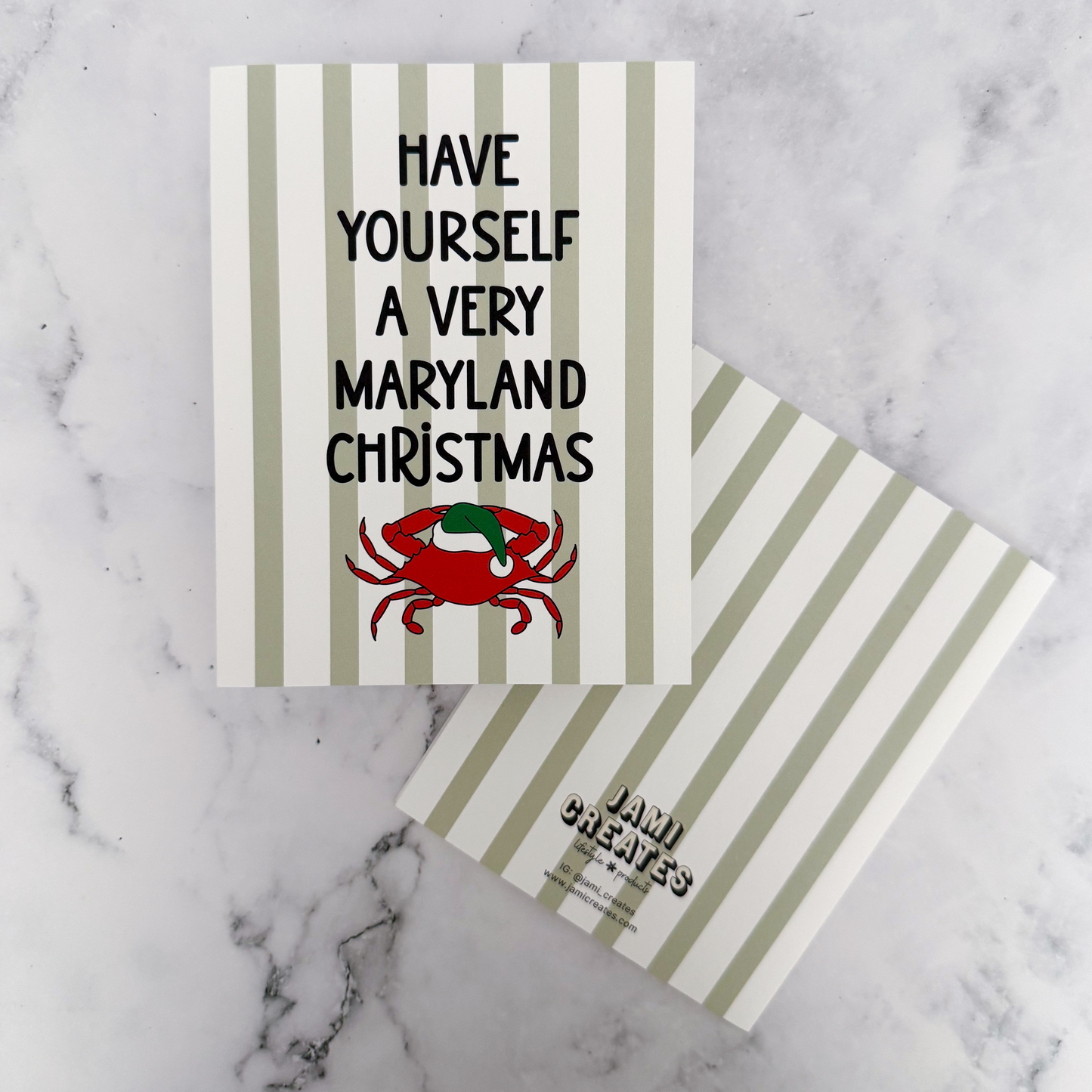 Have Yourself a Very Maryland Christmas Greeting Card