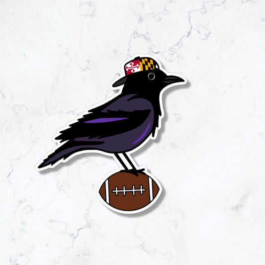 Baltimore Raven Football Sticker