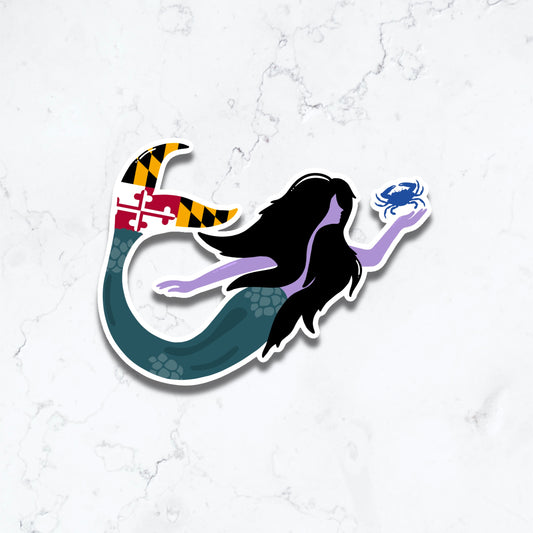 Maryland Mermaid Sticker