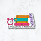 So Many Books, So Little Time Sticker