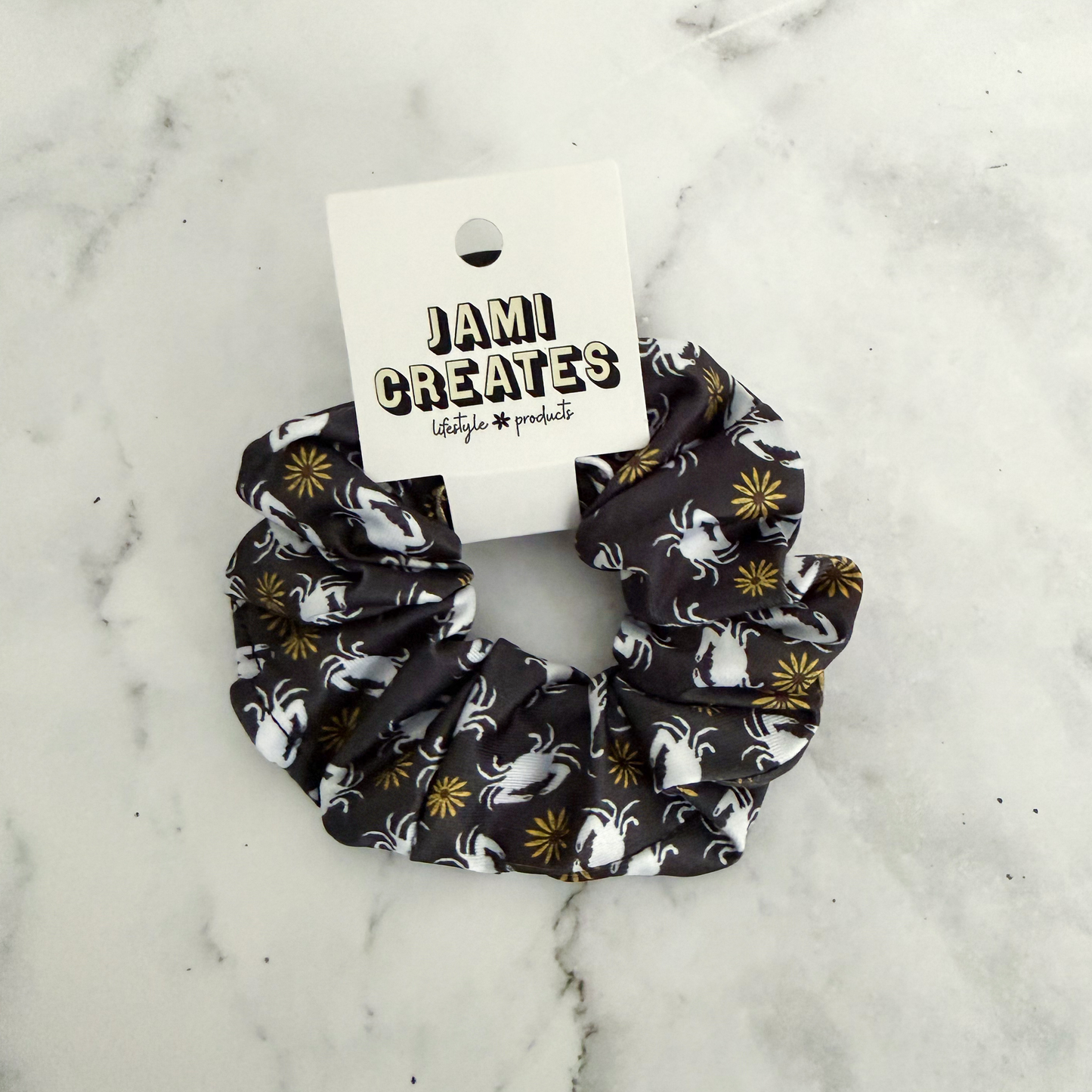 Maryland Flower Scrunchie