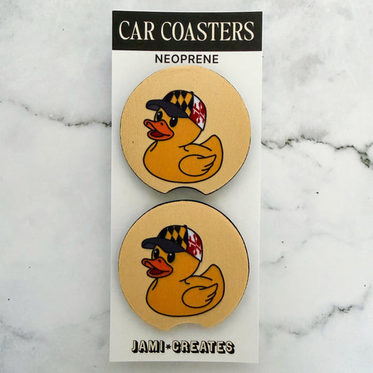 Maryland Rubber Duck Car Coaster