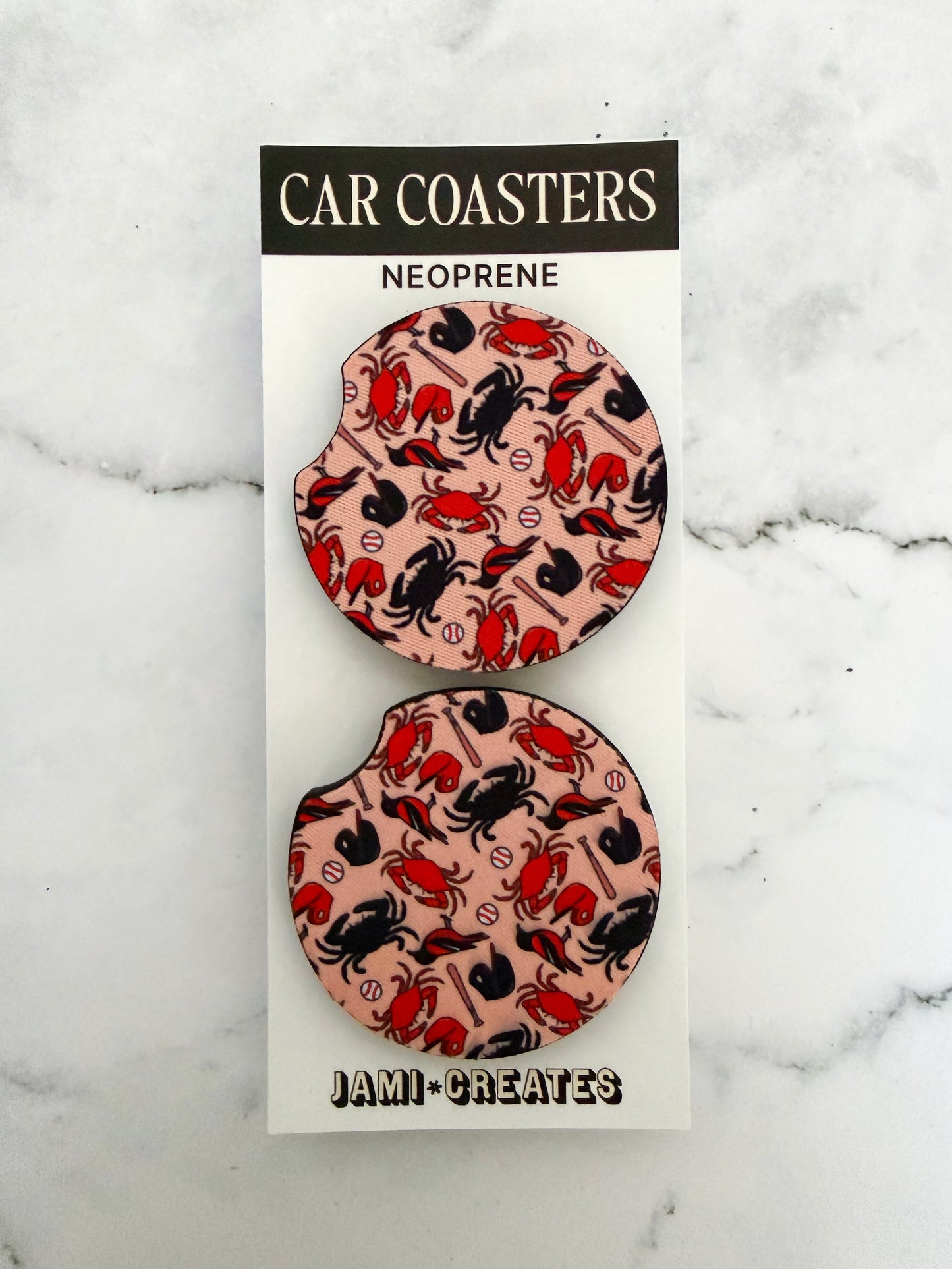 Baltimore Orioles Baseball Car Coasters