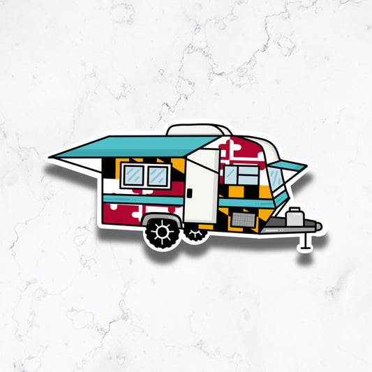 Large Maryland Camper Sticker