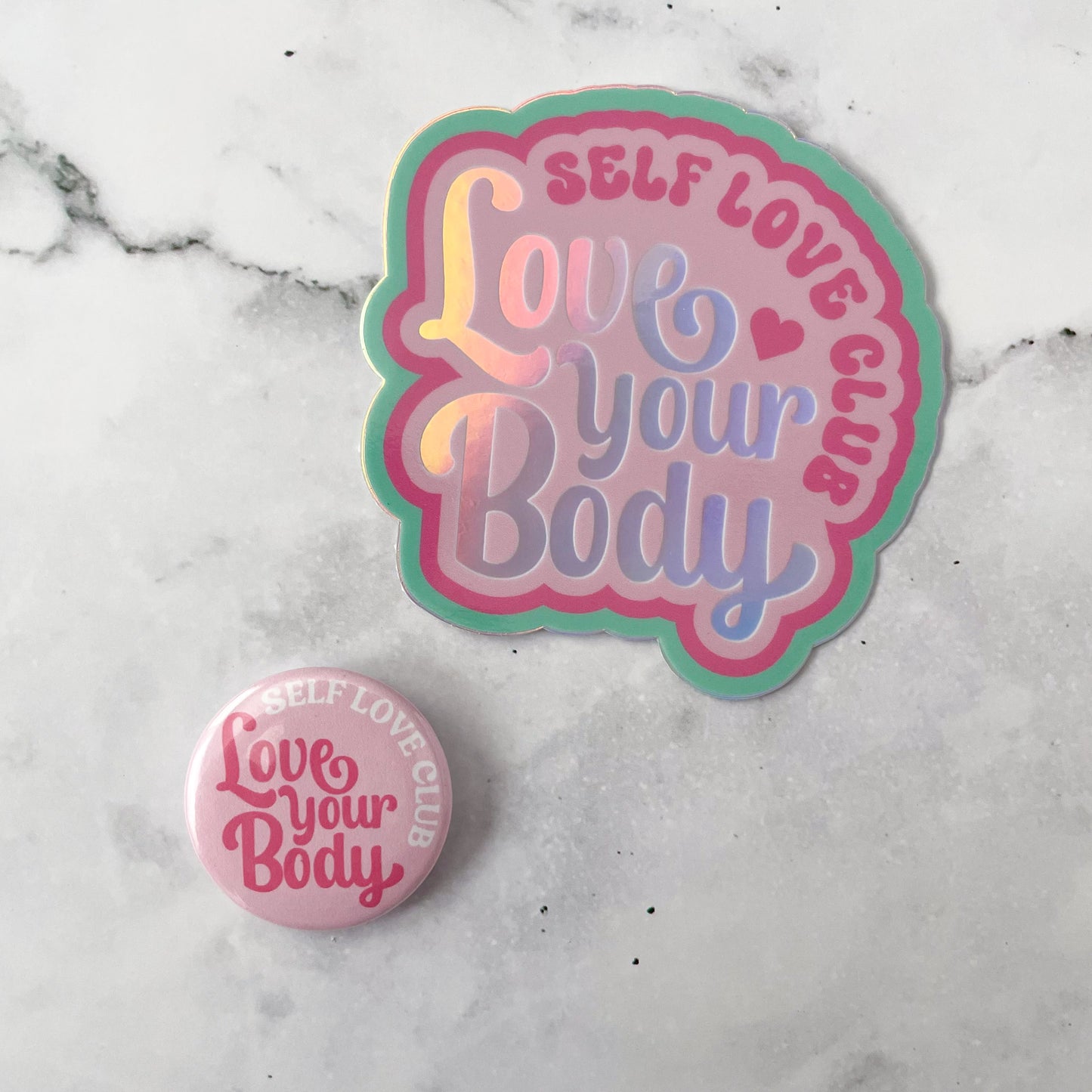 Love Your Body Self Love Club Sticker