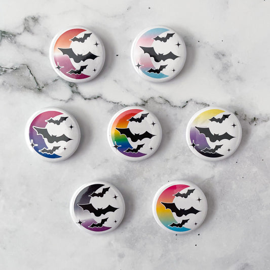 Nonbinary Pride Button / Badge (Buy 4 Get 1 FREE)