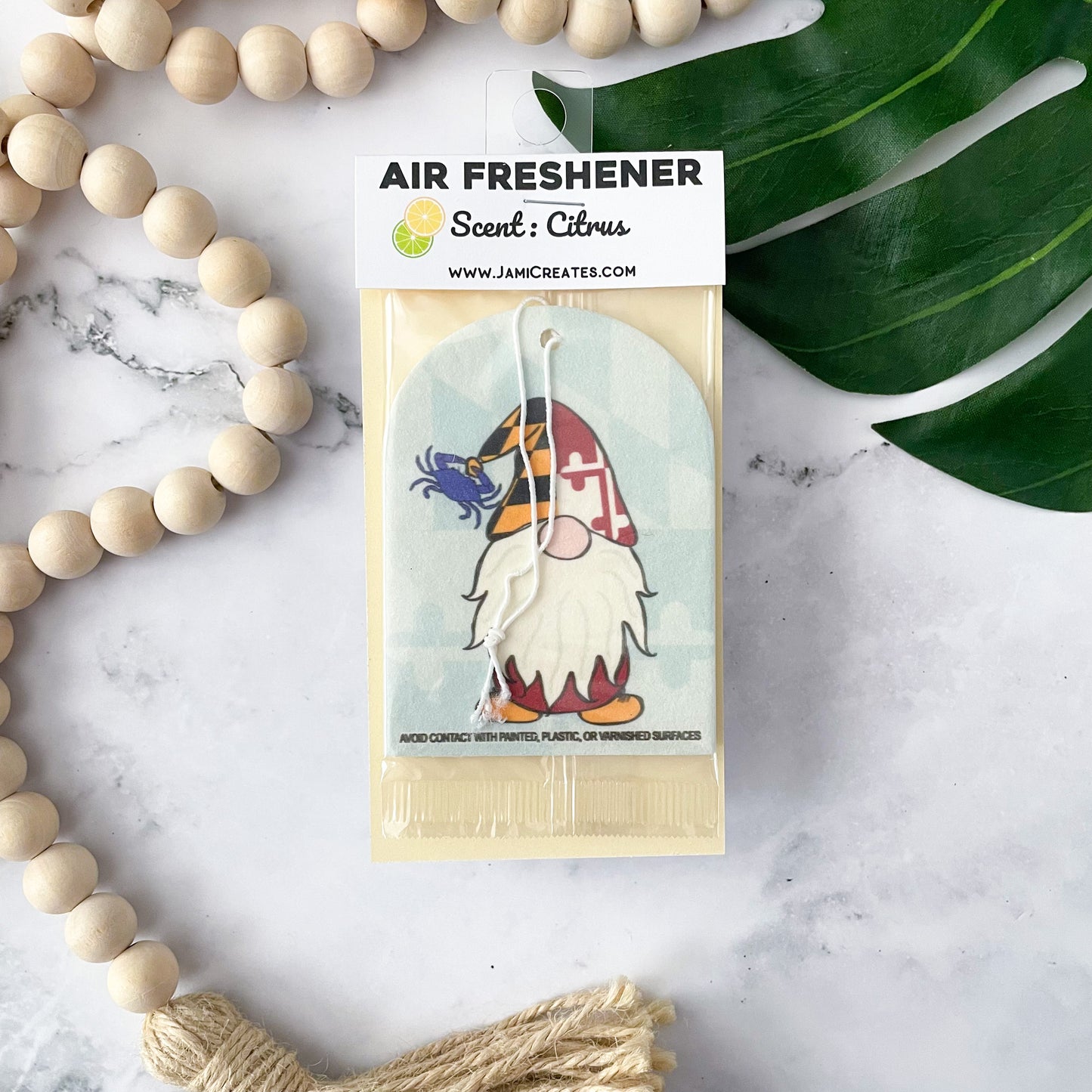 Maryland Gnome Air Freshener, Citrus Scent