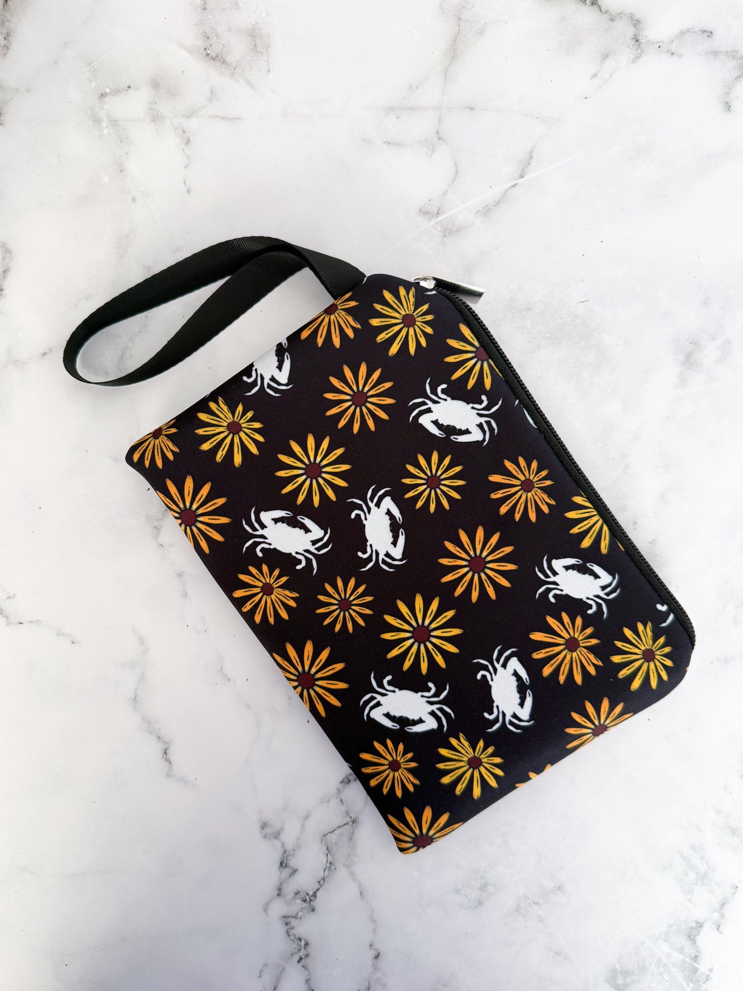 Maryland Crab Black Travel Neoprene Bag