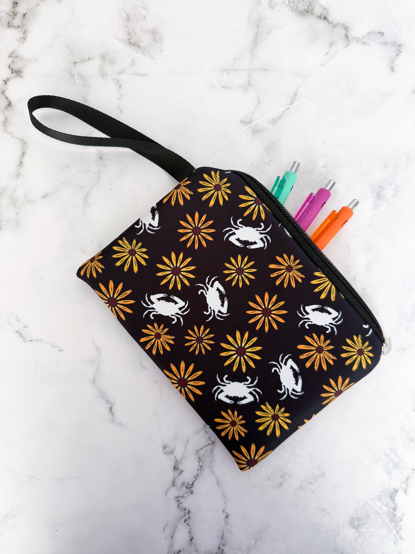 Maryland Crab Black Travel Neoprene Bag