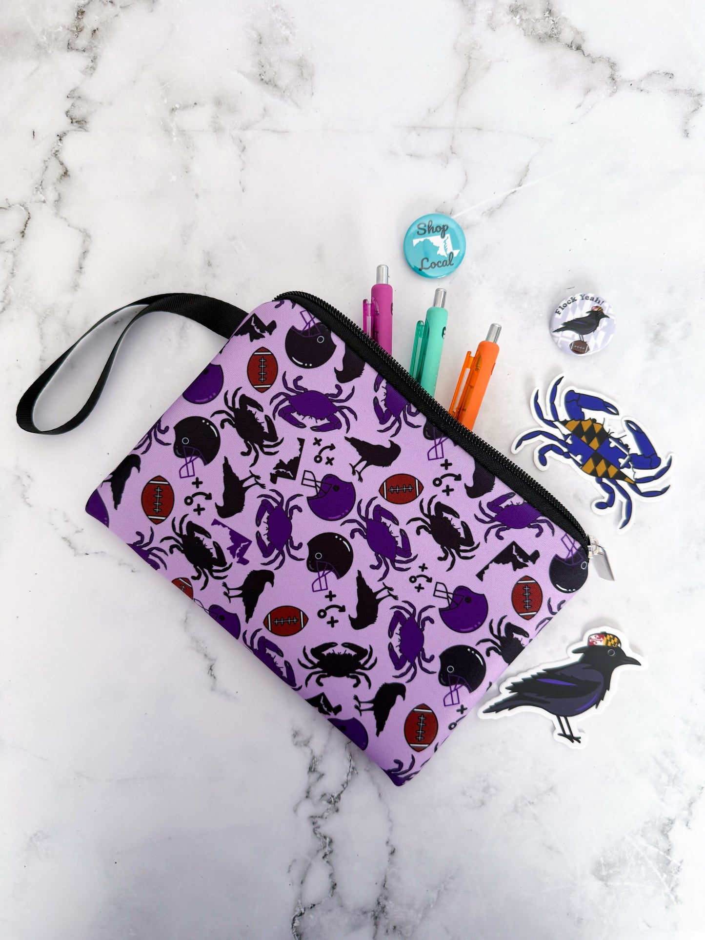 Maryland Football Ravens Travel Neoprene Bag