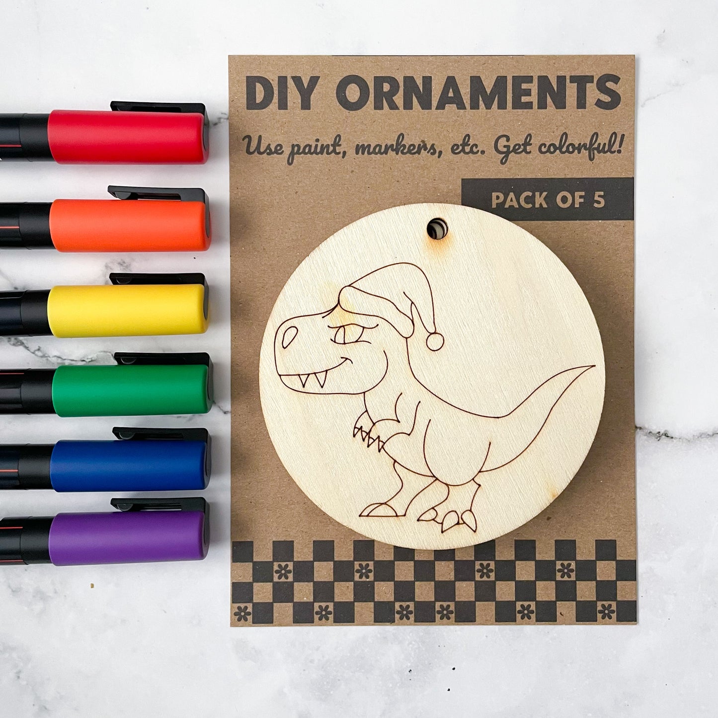 Dinosaur DIY Holiday Ornament