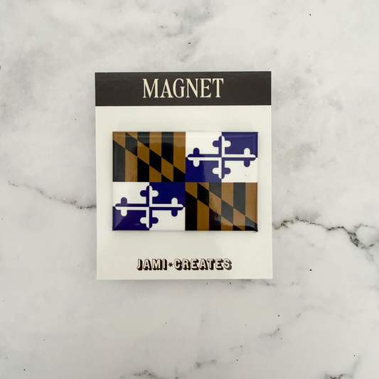 Ravens Football Maryland Flag Fridge Magnet