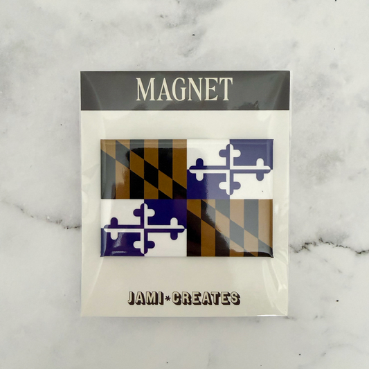 Ravens Football Maryland Flag Fridge Magnet