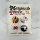 Maryland Lover Fridge Magnet Set