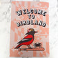 Welcome to Birdland Orioles Garden Flag