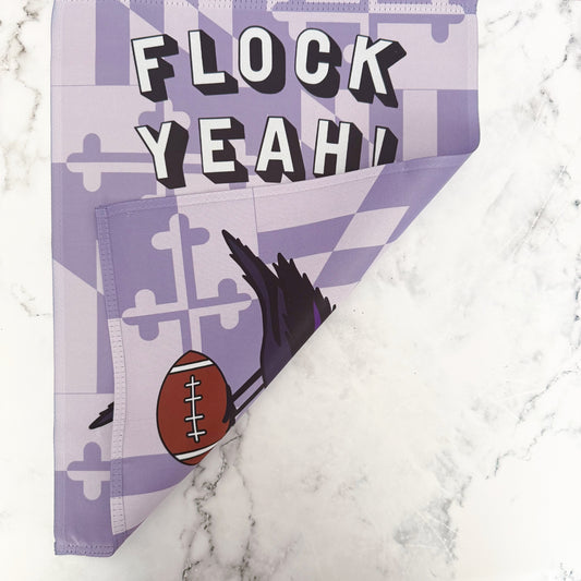 Flock Year Ravens Football Garden Flag