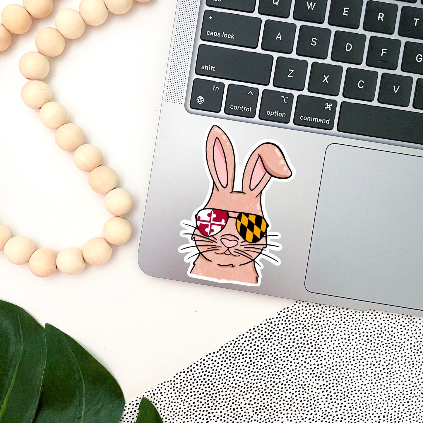 Maryland Cool Bunny Sticker