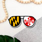 Maryland Sunglasses Sticker