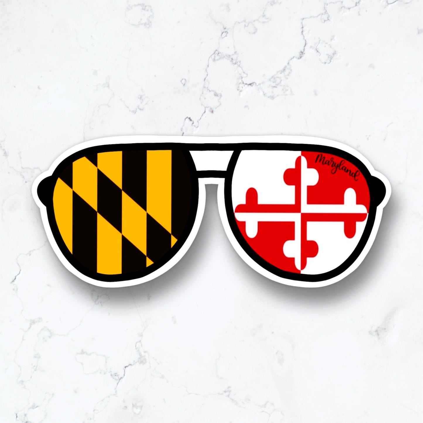 Maryland Sunglasses Sticker