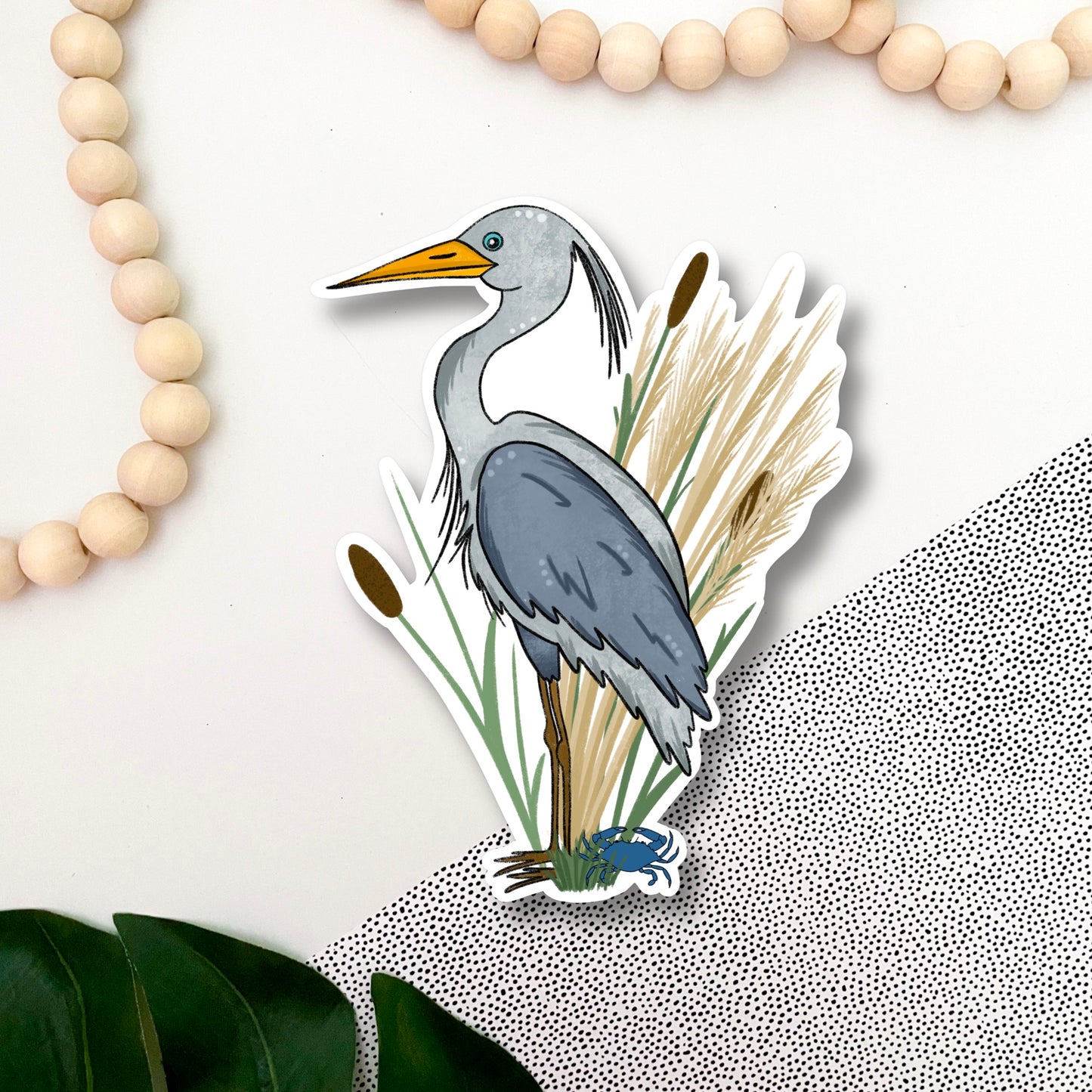 Blue Heron Sticker