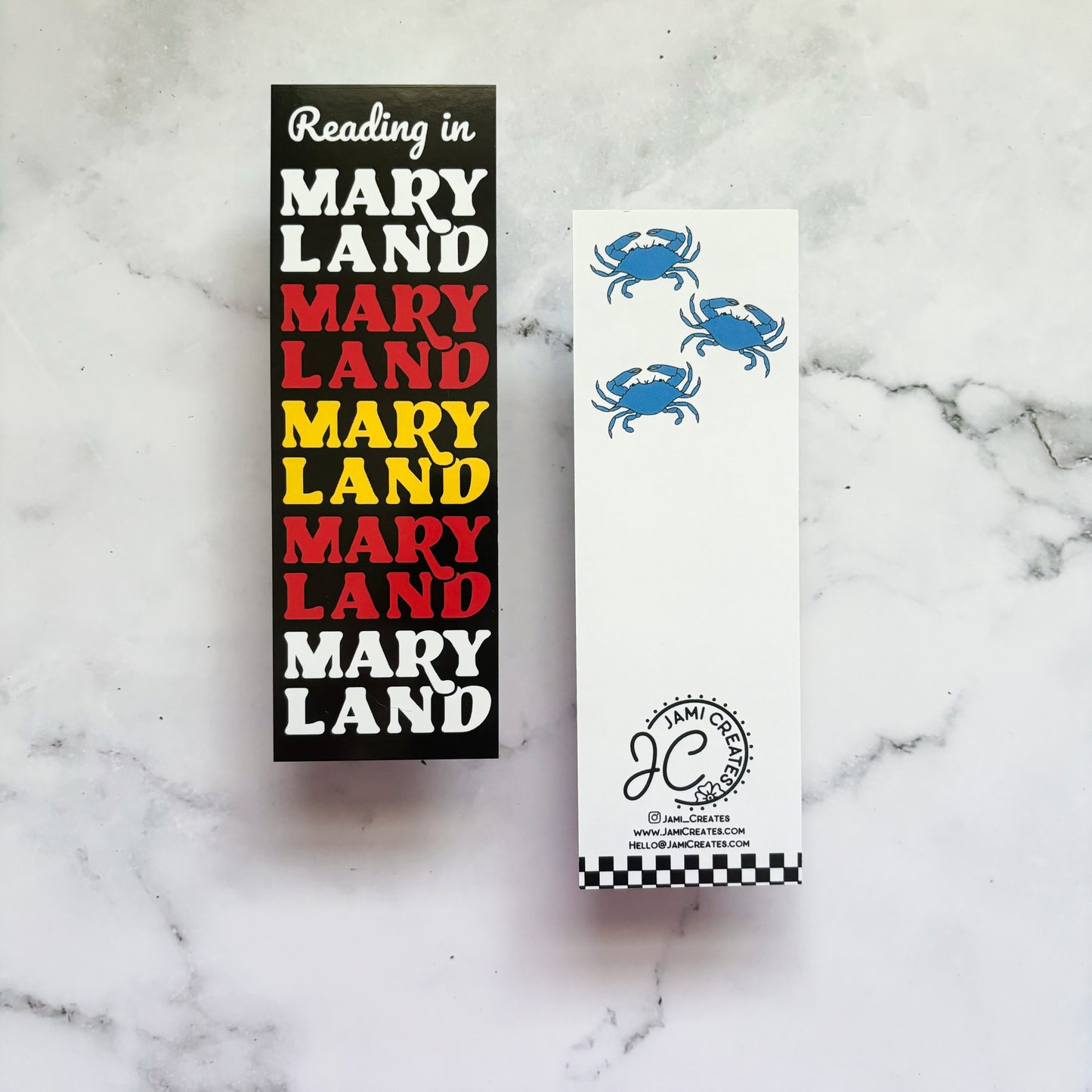 Reading in Maryland Bookmark Set