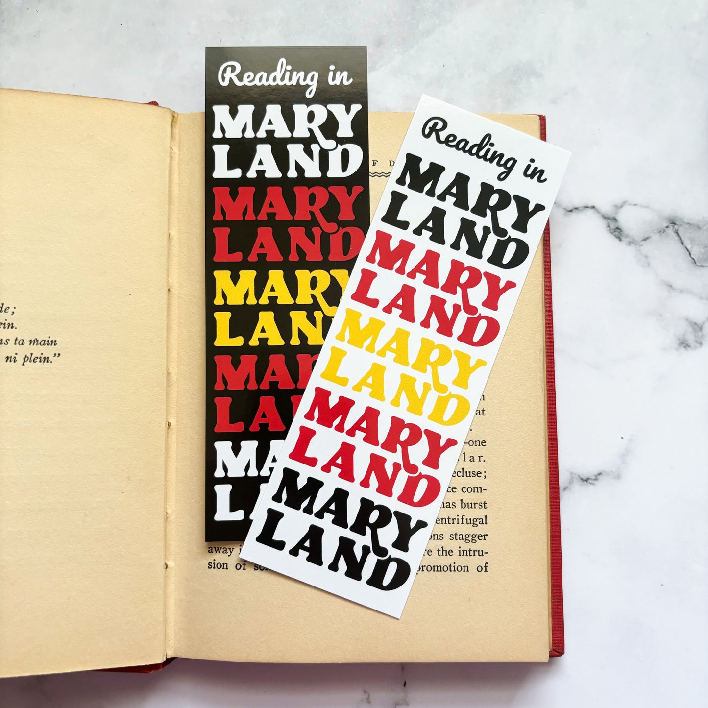 Reading in Maryland Bookmark Set